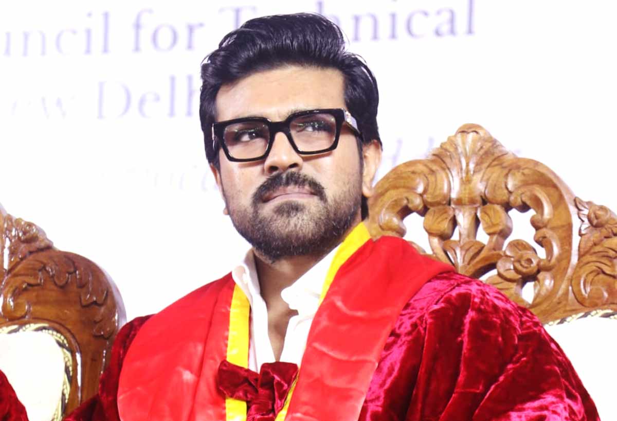 Ram Charan conferred doctorate by Vels University in Chennai