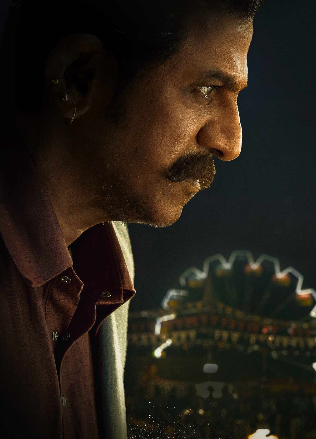 First Look of Shiva Rajkumar as Gournaidu from Ram Charan's 'Peddi'