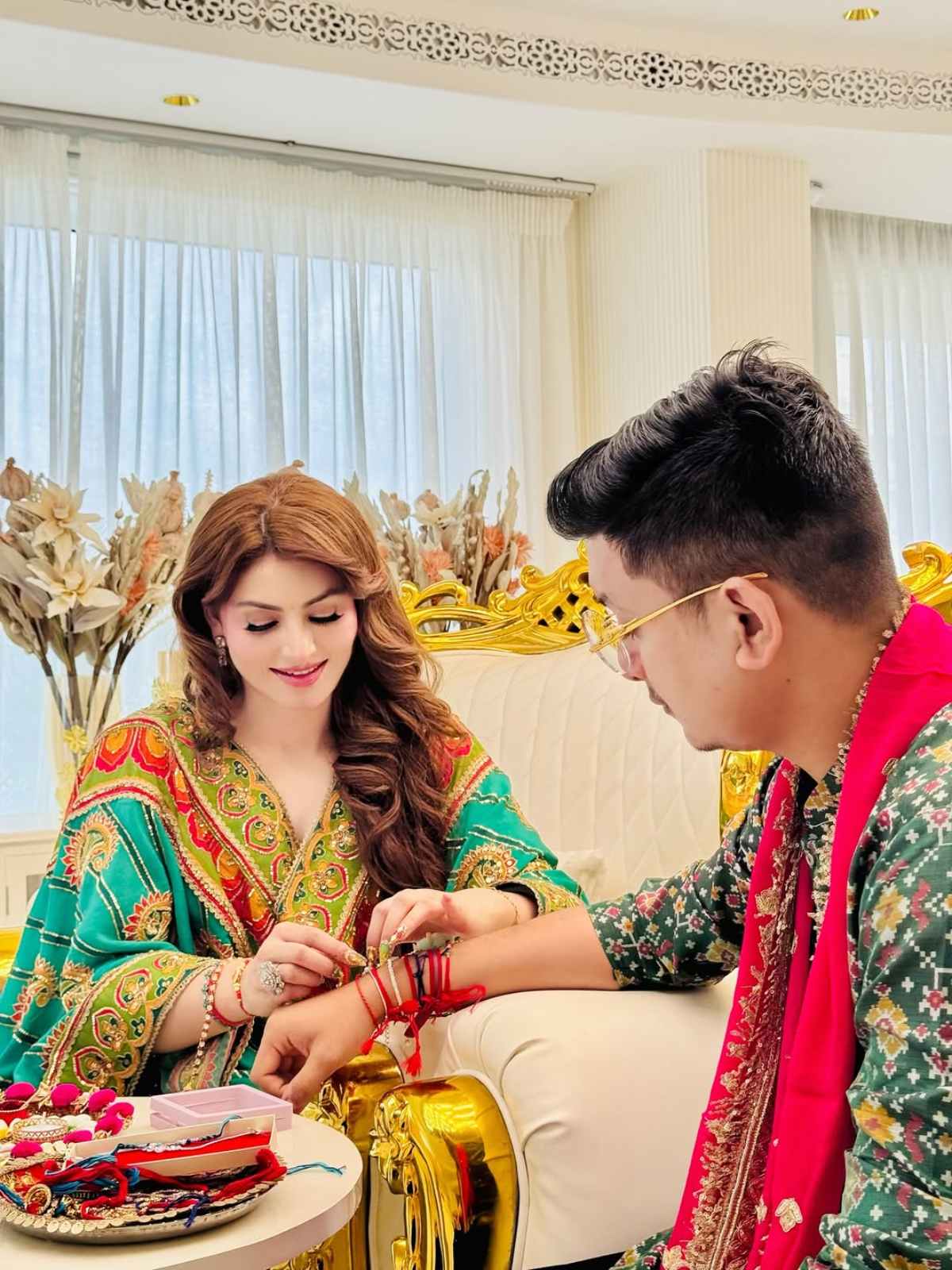 Urvashi Rautela Rakhi Celebrations
