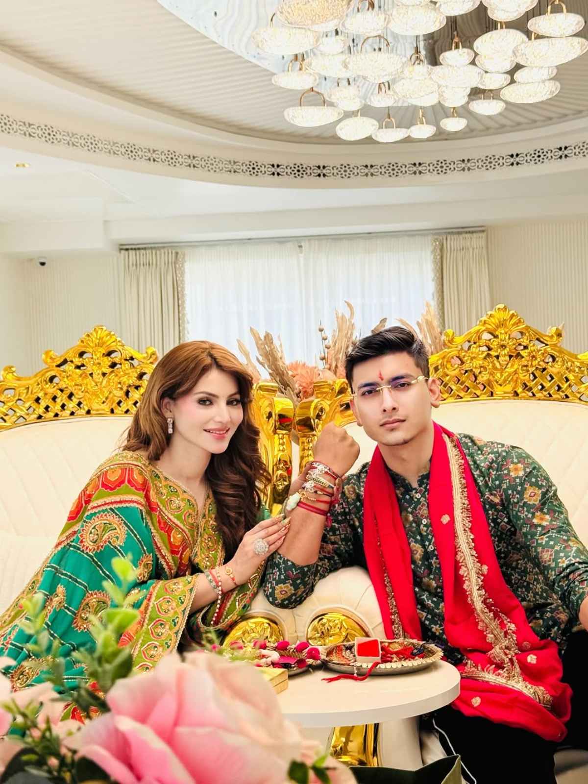 Urvashi Rautela Rakhi Celebrations